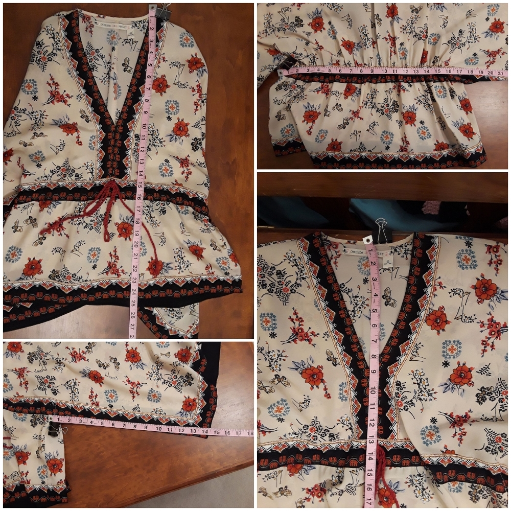 Chelsea and Violet Boho Peasant Top - Picture 7 of 8